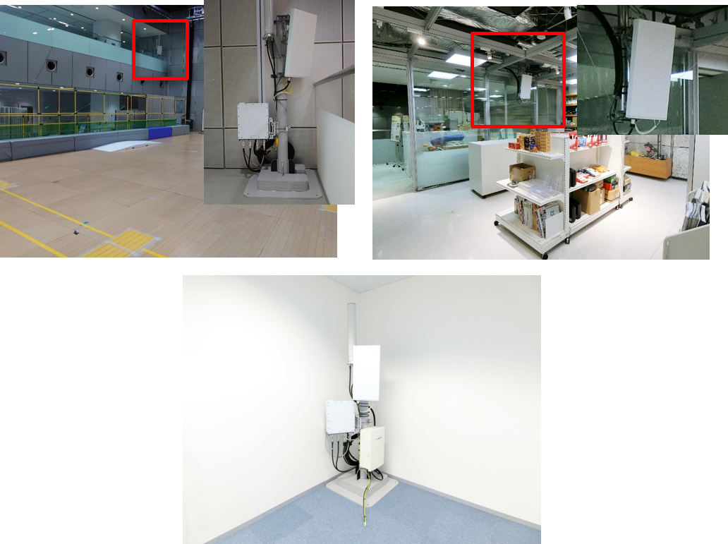 図2 ローカル5G 基地局(ミリ波帯:28 GHz)の画像