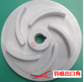 改良した⽻根出口角25°の⽻根⾞ の画像