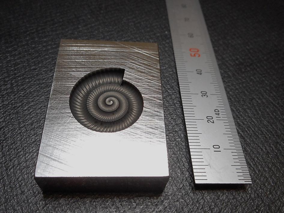 アンモナイト金型の試作の画像