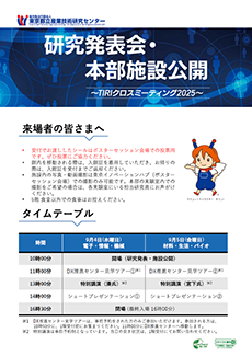 TIRIクロスミーティング2025当日パンフレットの表紙画像