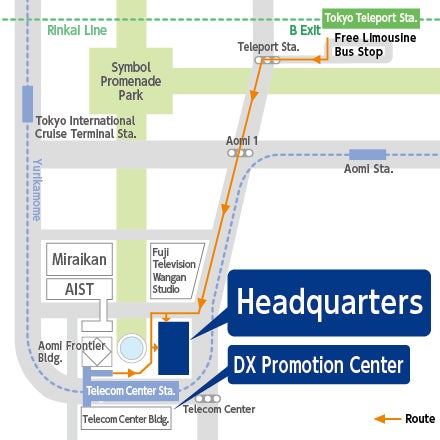 Headquarters Map