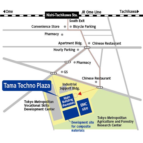 Tama Techno Plaza Map