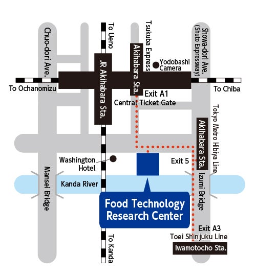 Food Technology Research Center map